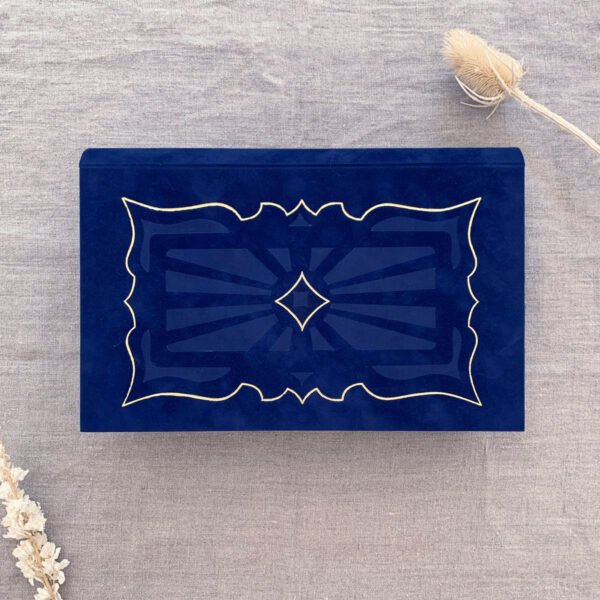 Coffret Tarot de l'Haïmé Éditions Larroque coffret suedel bleu