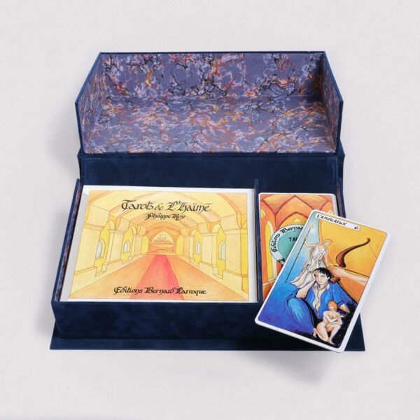 Coffret Tarot de l'Haïmé Éditions Larroque coffret suedel bleu