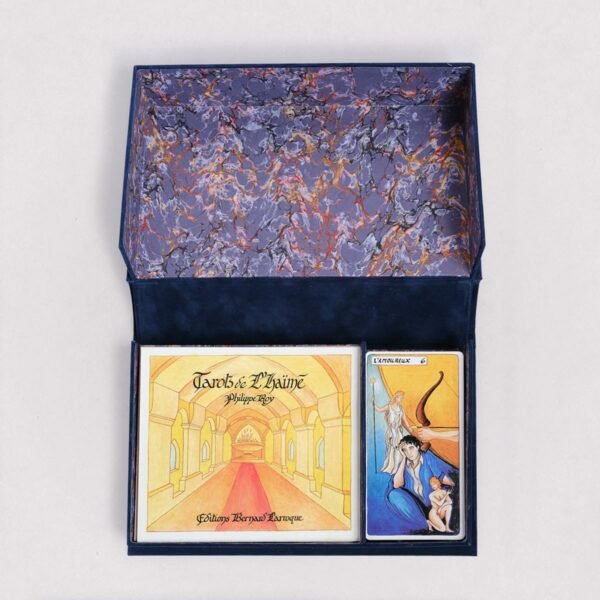 Coffret Tarot de l'Haïmé Éditions Larroque coffret suedel bleu