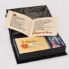 Coffret Tarot de l'Haïmé Éditions Larroque coffret cuir noir
