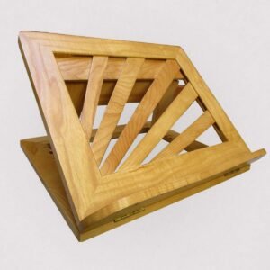 Lutrin-de-table-5-rayons-bois-Larroque-de-trois-quarts