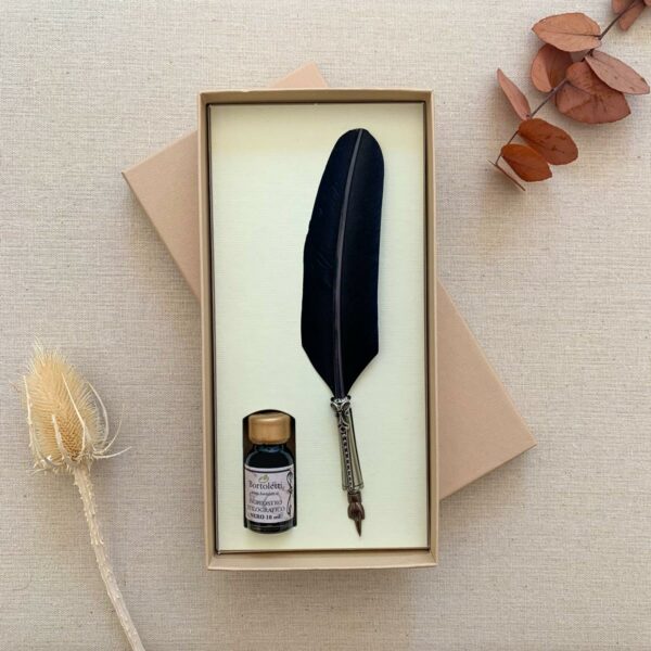 Coffret porte-plume de calligraphie Plume d'oie – Image 9