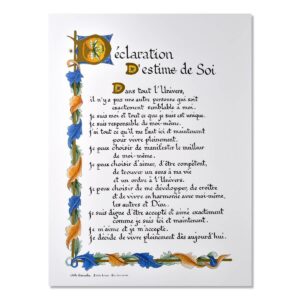 Fac-similé du texte manuscrit 