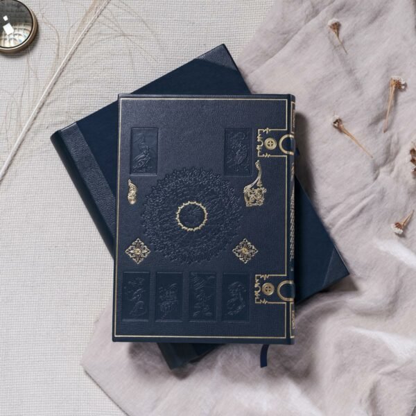 Les Fables de La Fontaine livre de collection édition LARROQUE bleu arrière