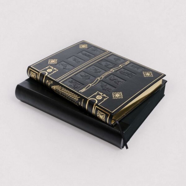 Les Fables de La Fontaine livre de collection édition LARROQUE noir