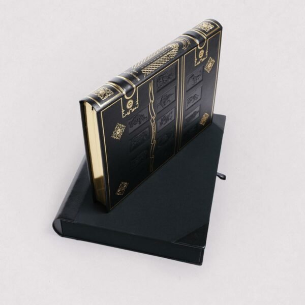 Les Fables de La Fontaine livre de collection édition LARROQUE noir coffret