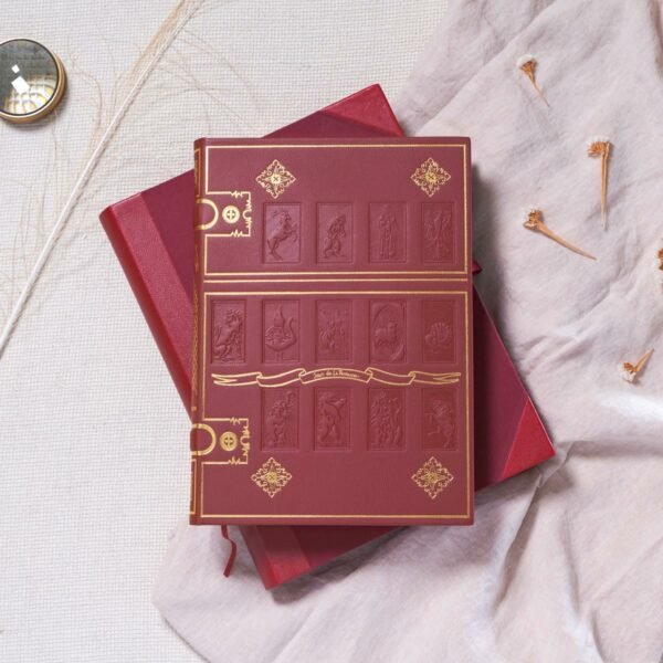 Les Fables de La Fontaine livre de collection édition LARROQUE rouge