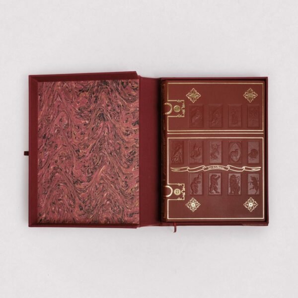 Les Fables de La Fontaine livre de collection édition LARROQUE rouge coffret