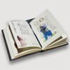 Livre Le Cantique des Cantiques, aperçu du décor en enluminure et de la calligraphie des pages intérieures exemplaire luxe Editions Larroque