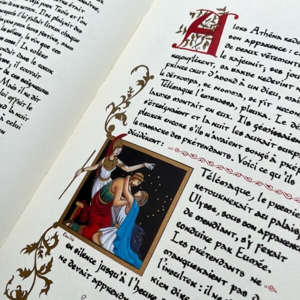 odysee-homere-livre-de-collection-editions-larroque-exemplaire-tete-détails-intérieur3