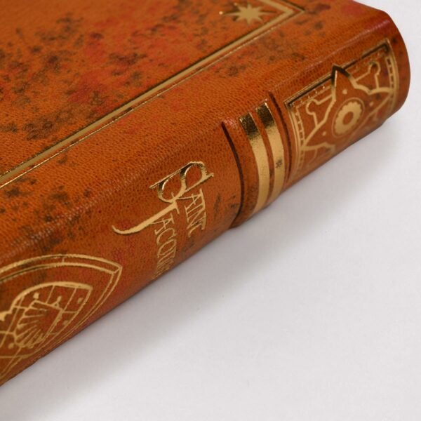Saint Jacques de Compostelle livre de collection édition LARROQUE exemplaire Luxe détails reliure