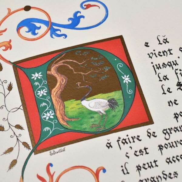 Tao Tö King livre de collection édition LARROQUE exemplaire Luxe détails enluminure