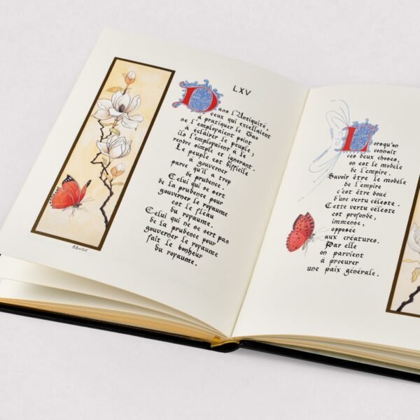 Tao Tö King livre de collection édition LARROQUE exemplaire Luxe ouvert