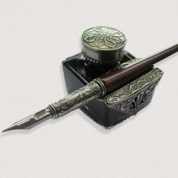 Coffret calligraphie 5 plumes et encrier – Image 5