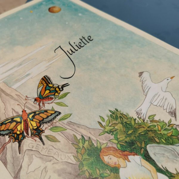 Personnalisation d'illustration avec prénom et petite phrase