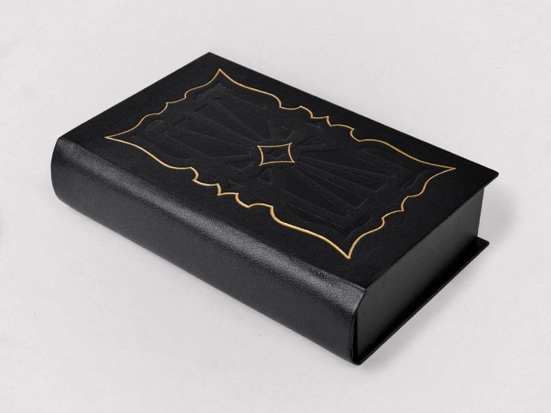 Coffret cuir noir Tarot de l'Haïmé - Éditions Larroque