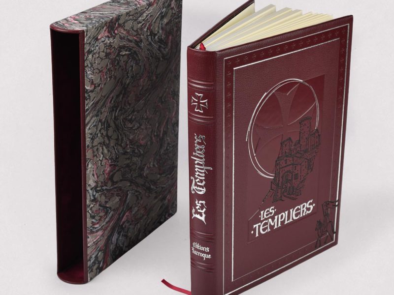 Les Templiers éditions LARROQUE livre de collection coffret